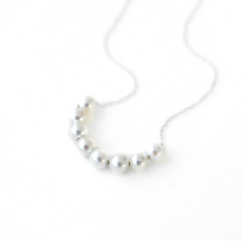 Eight Piece Pearl Necklace