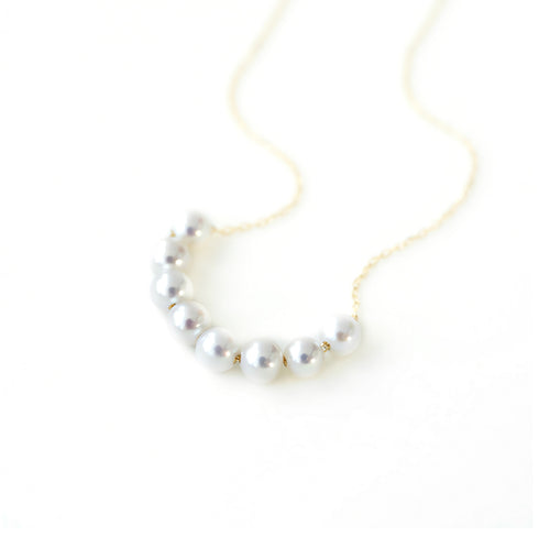 Eight Piece Pearl Necklace