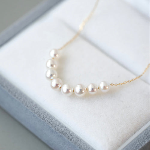 Eight Piece Pearl Necklace