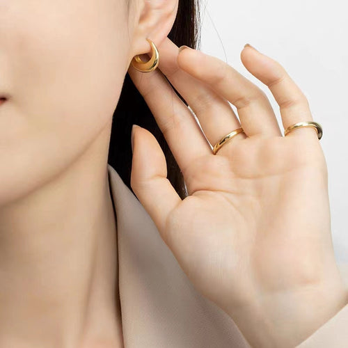 Gold Earring