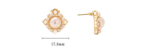 Akoya Pearl Pendant Earring With Diamonds