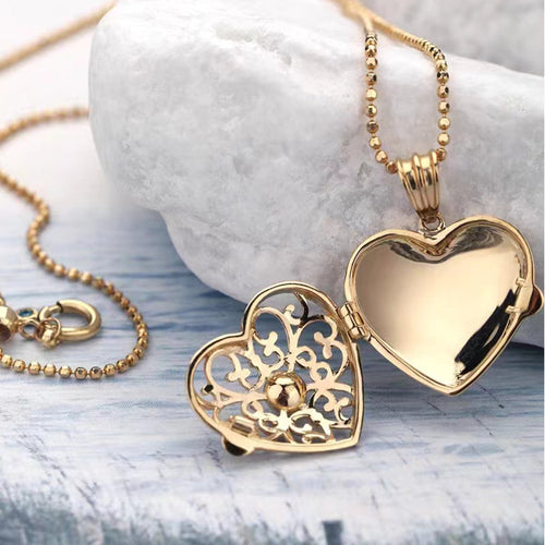 Akoya Pearl Pendant Heart-shape Locket