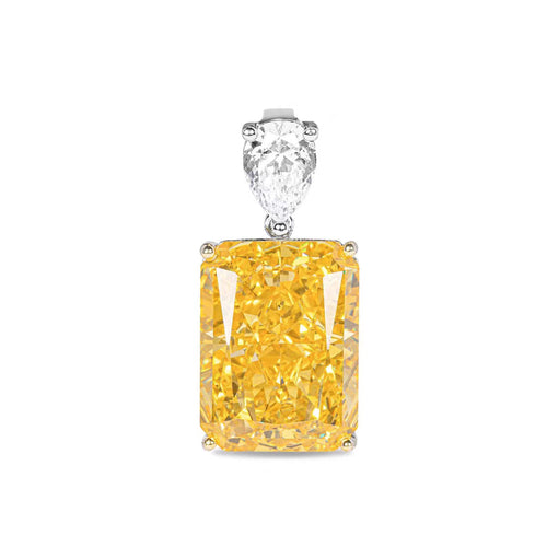 Randiant Yellow zircon necklace