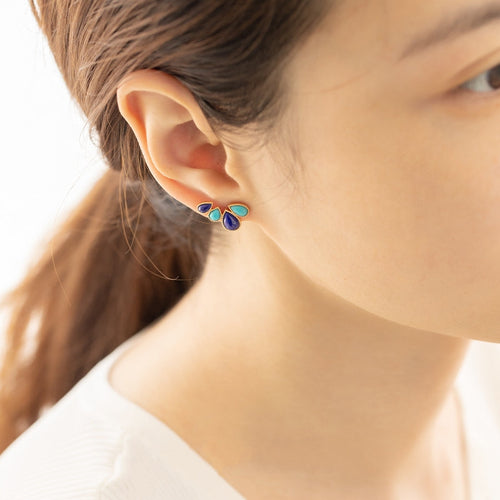 Turquoise & Lapis Earrings