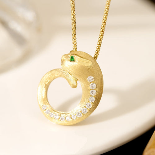 Diamond Emerald Pendant