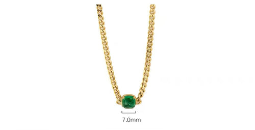 Emerald Necklaces & Bracelet with Diamond